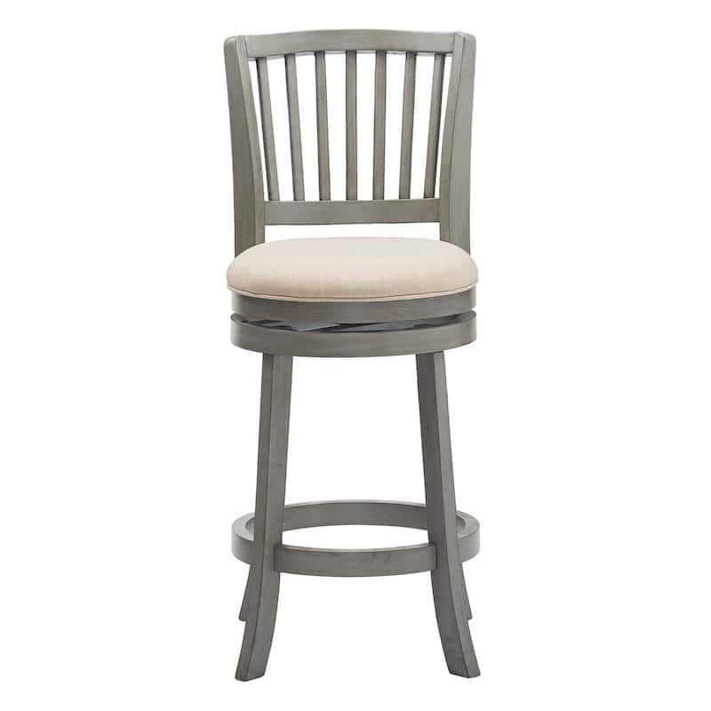 Menas Slat Black Swivel Chair by iNSPIRE Q Classic