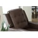 preview thumbnail 10 of 23, Abbyson Holloway Mid Century Top Grain Leather Push-back Recliner