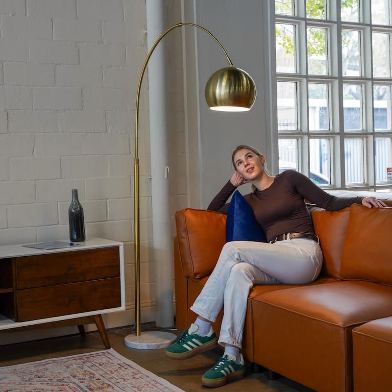 Velvet Radiance Globe Table Lamp