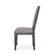 preview thumbnail 58 of 89, Regina Wood Upholstered Dining Chair by Christopher Knight Home