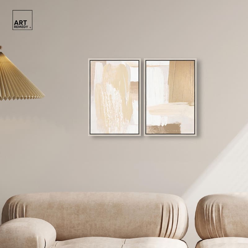 Tactile Textures II Canvas Set of 2 by Art Remedy