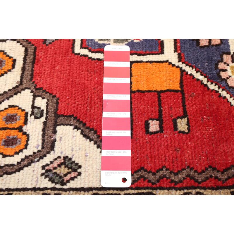 ECARPETGALLERY Hand-knotted Andelz Red Wool Rug - 5'4 x 9'5