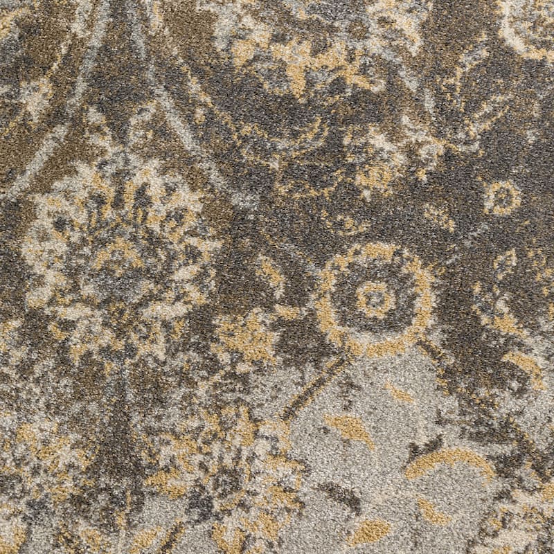Addison Barkley Blue Floral Farmhouse 1'8" x 2'6" Accent Rug