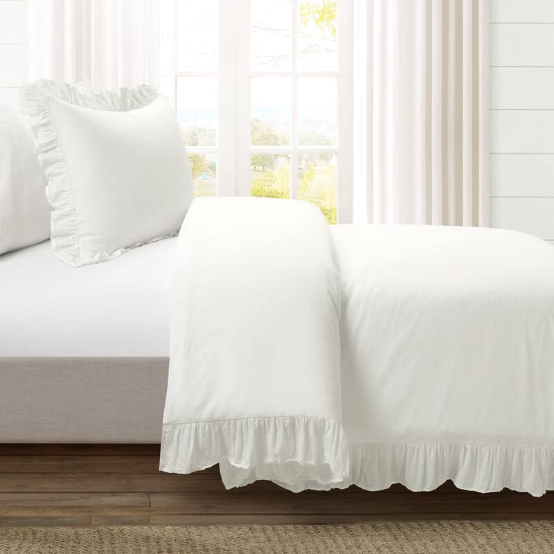 Lush Decor Reyna 3 Piece Cotton Duvet Set