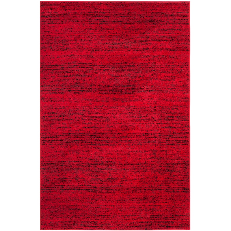 SAFAVIEH Adirondack Bihter Vintage Abstract Rug - 8' Square - Red/Black