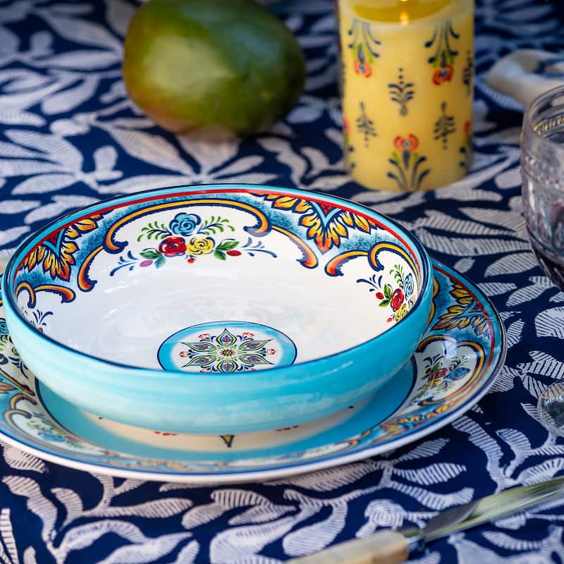 Euro Ceramica Zanzibar 20 Piece Stoneware Dinnerware Set