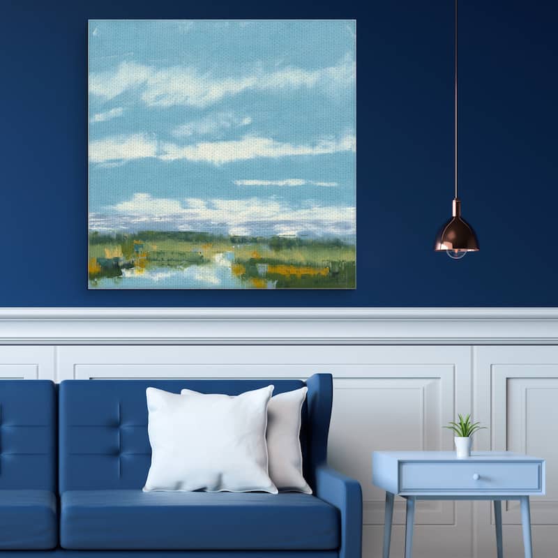 Sideral Day by Ronda Waiksnis Canvas Art Print