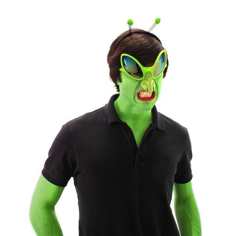 Alien Glasses With Nose Costume Accessory Adult
