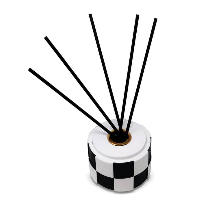 Reed Diffuser Black and White Checked