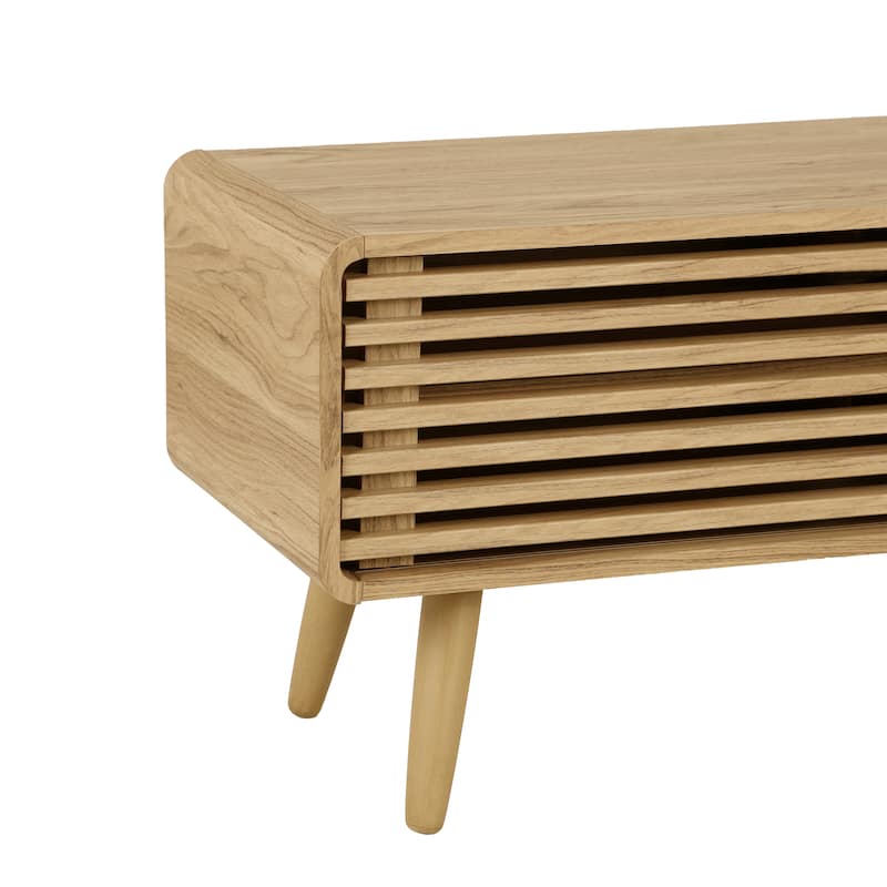 NPD Furniture Wilson 46 Inch KD Slat Low TV Stand