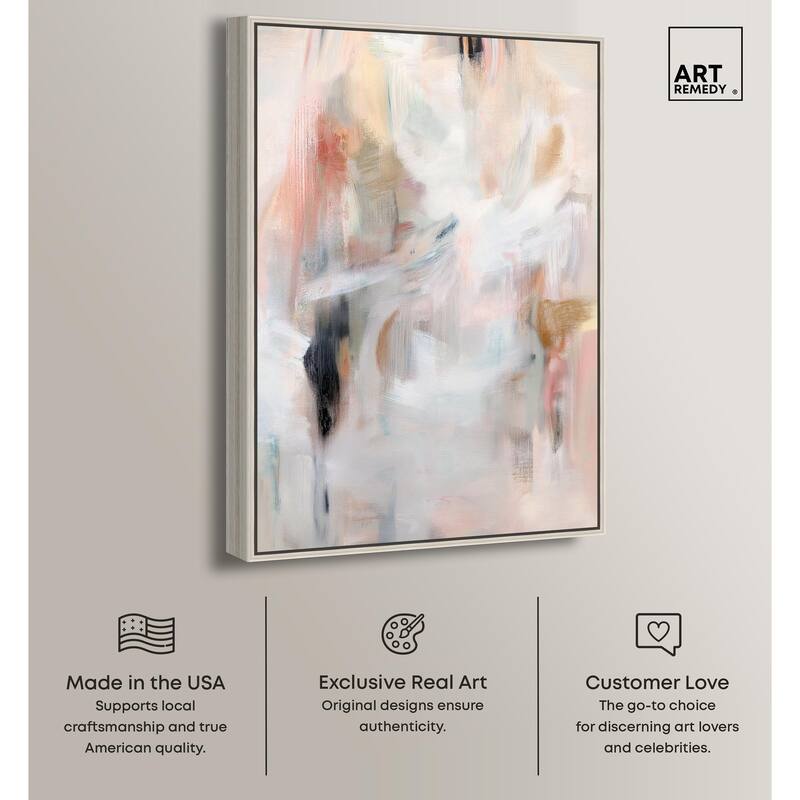 Drifting Colors II Canvas by Art Remedy