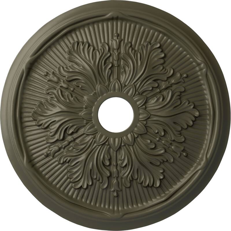 23 3/4"OD x 3 5/8"ID x 1 7/8"P Luton Leaf Ceiling Medallion