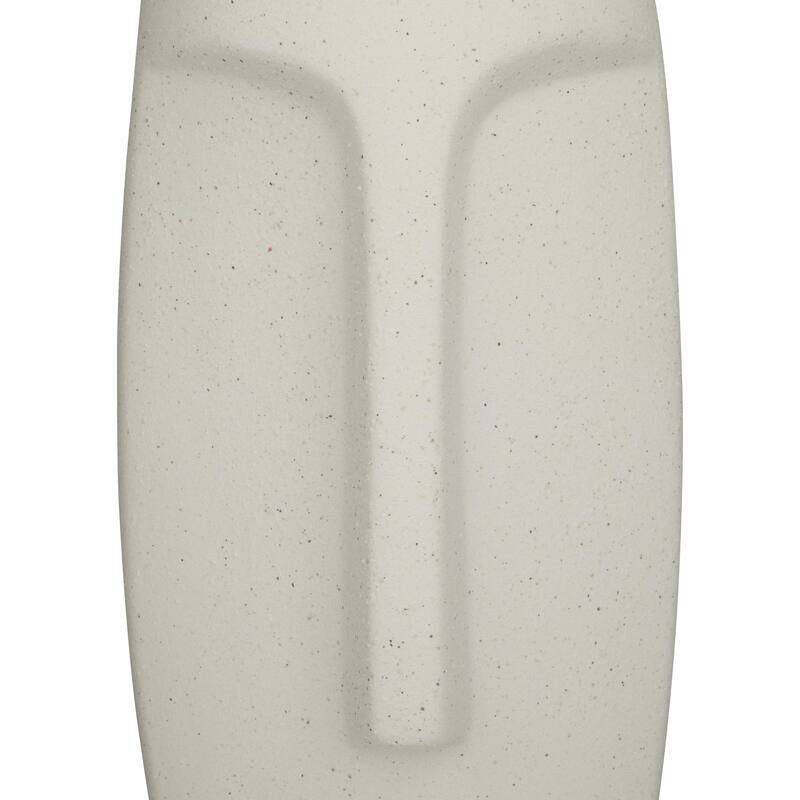 Ceramic Easter Island Head Decorative Vase - Set of 2 Multi Colored - Roche River Decor