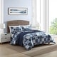 preview thumbnail 2 of 6, Nautica Mason Patchwork Reversible Cotton Navy Comforter Set
