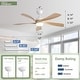 preview thumbnail 89 of 118, Sofucor 45/52 Inch Ceiling Fan with Remote & Lights Quiet DC Motor 5 Blade High CFM Modern Fan