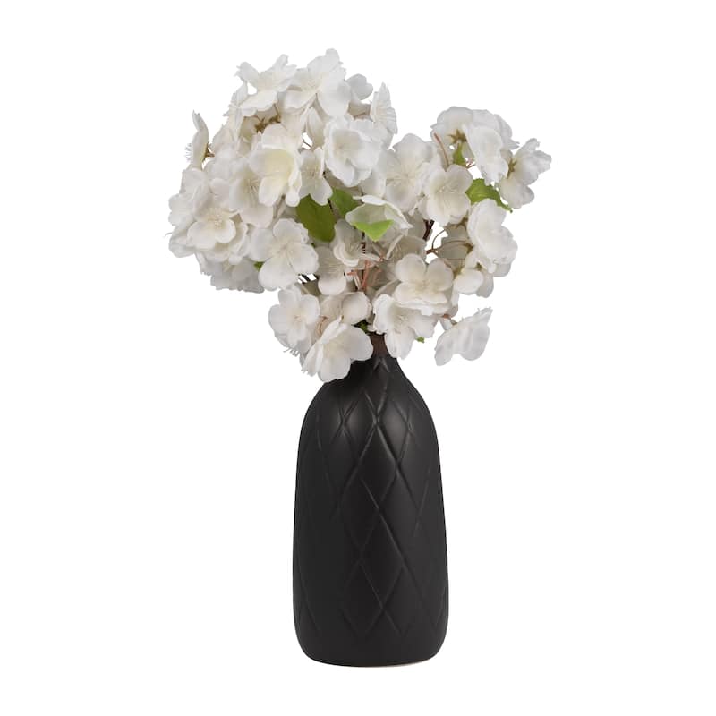 Sagebrook Home Neutral Ceramic Vase