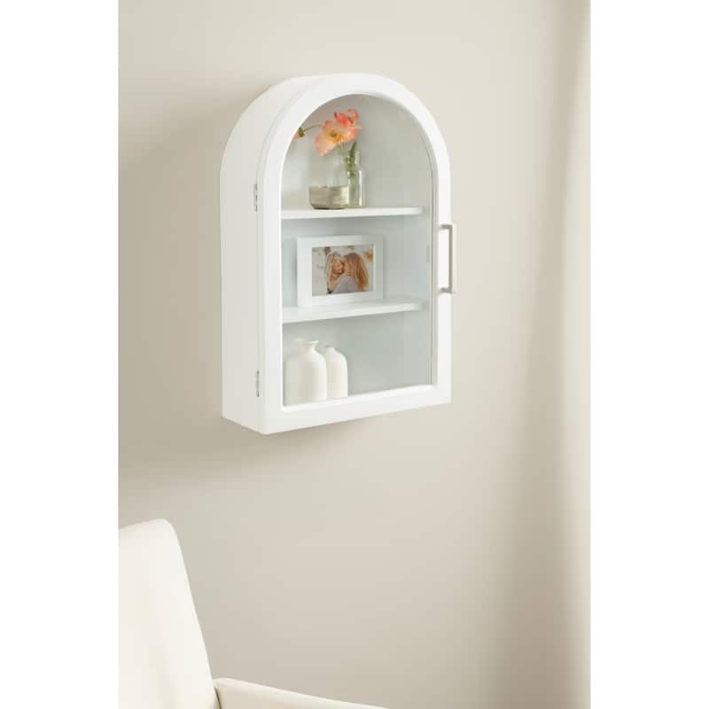 Kate and Laurel Arcott Arch Wall Cabinet
