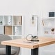 preview thumbnail 28 of 35, Lalia Home Modern Iron Desk Lamp with USB Port and Glass Shade - N/A