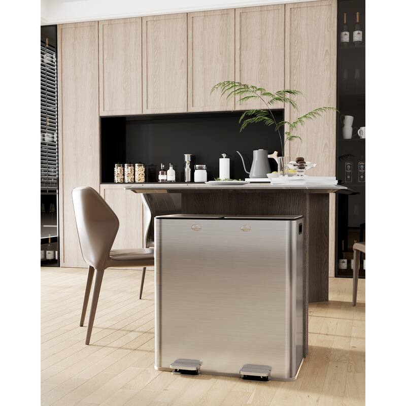16Gal Garbage Can for Kitchen