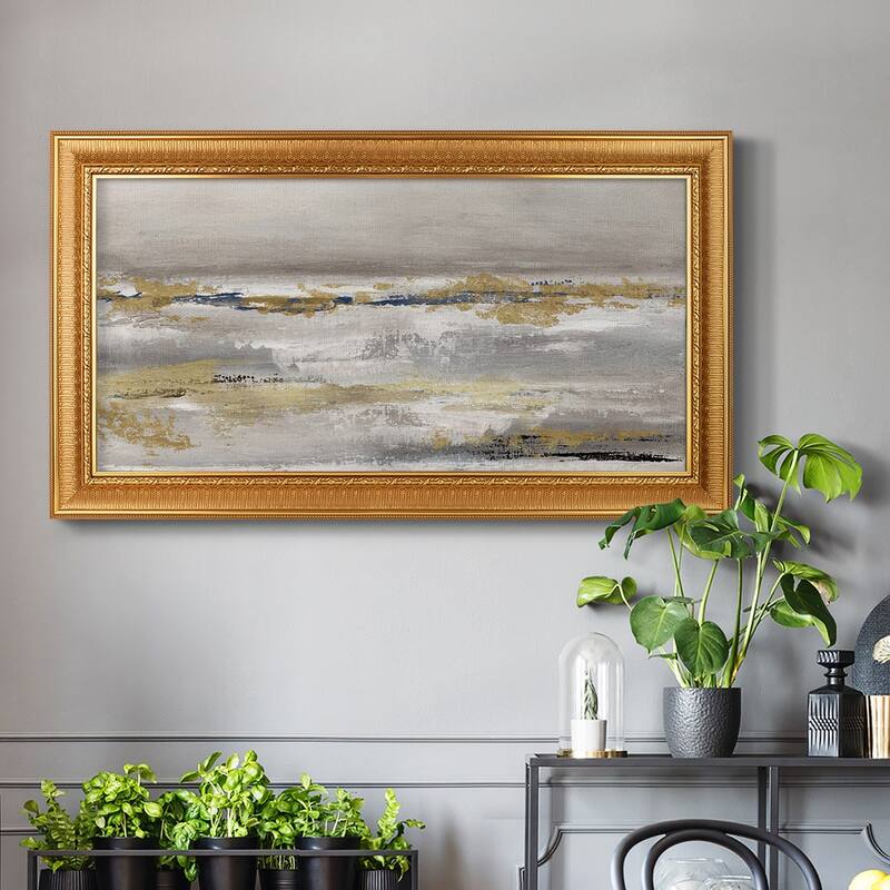 Golden Fog Premium Framed Canvas- Ready to Hang