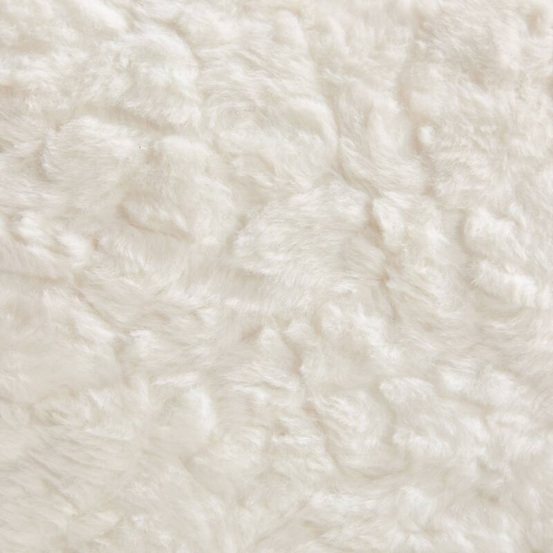 Artificial rabbit hair Home Office Chair with Metal Base, Adjustable Desk Chair Swivel Chair