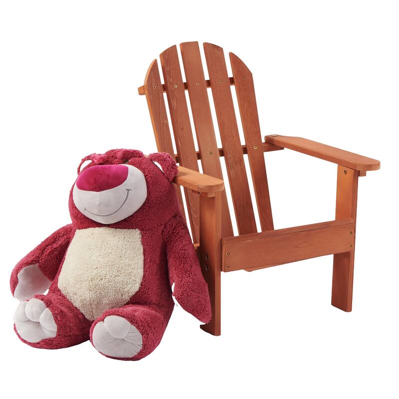 Anmytek Kids Foldable Adirondack Chair Solid Wood Outdoor Indoor Toddler Furniture