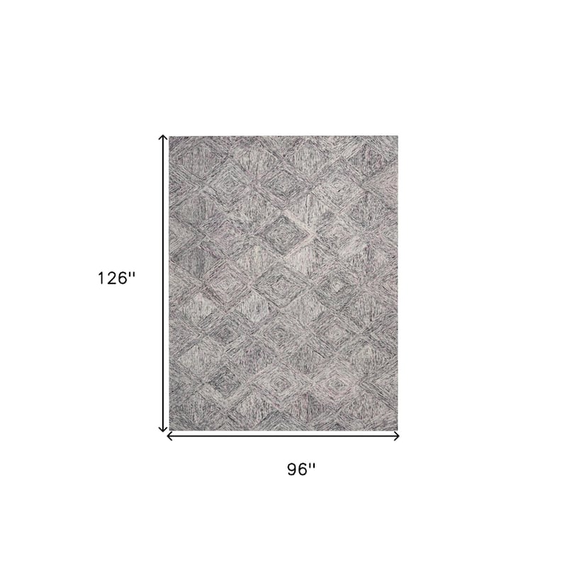 Cojo Power Loomed Geometric Modern Soft Area Rug By HomeRoots - 126' X '96' X '0.5