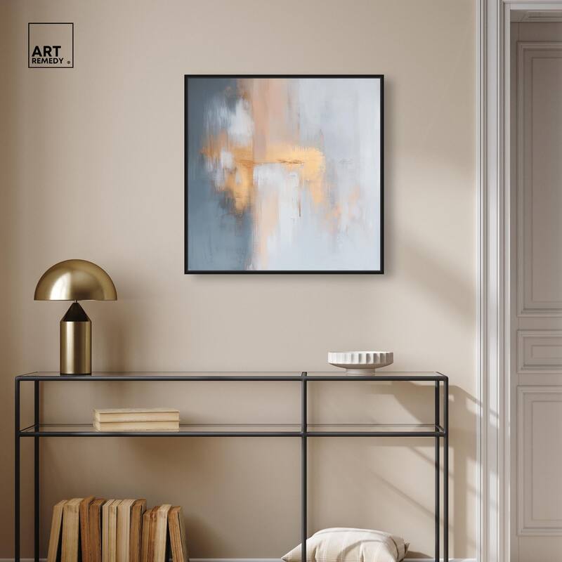 Coral Hues Canvas by Art Remedy