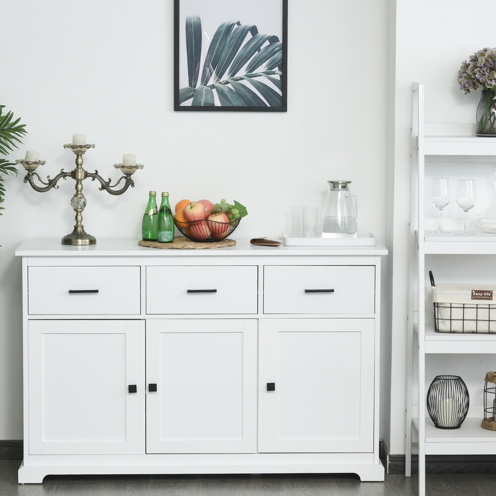 Vidaxl Solid Mango Wood Sideboard Drawer Wooden Storage Cabinet Cupboard Side Console Table Kitchen Dining Living Room Hallway Furniture Home Kitchen Mesralyoum Kitchen Dining Room Furniture