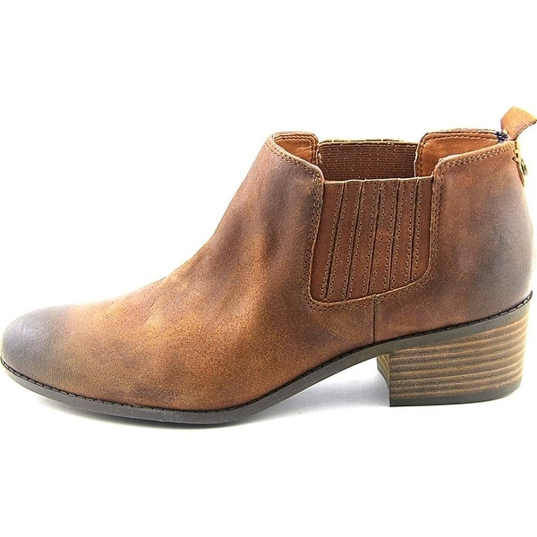Tommy Hilfiger Womens Ripley Almond Toe Ankle Fashion Boots