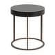 preview thumbnail 5 of 8, Kate and Laurel Rovin Side Table Wood and Metal - 16x16x18
