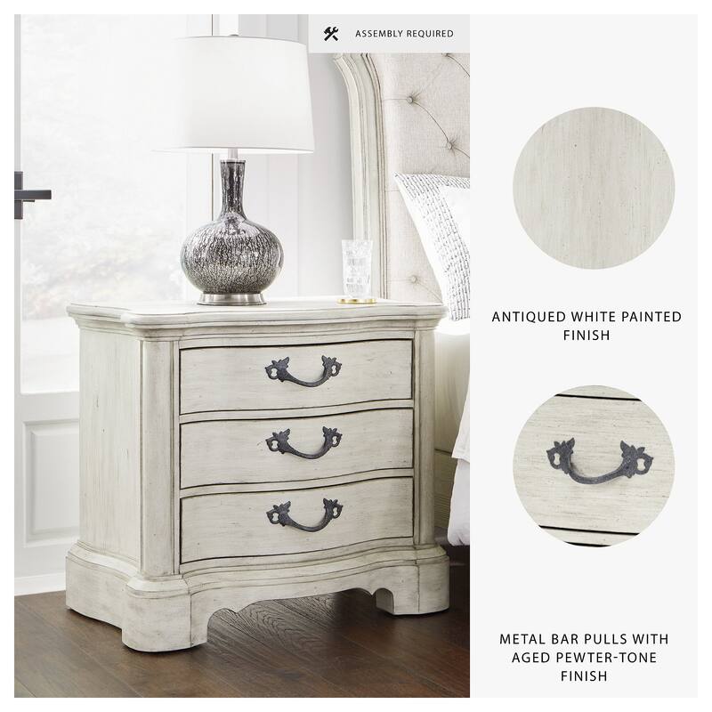 Signature Design by Ashley Arlendyne Antique White Nightstand