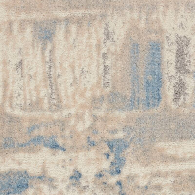 Nourison Solace Contemporary Distressed Abstract Area Rug