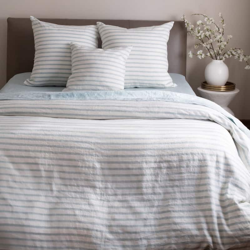 100% French Linen Throw Pillow Sham by BOKSER HOME