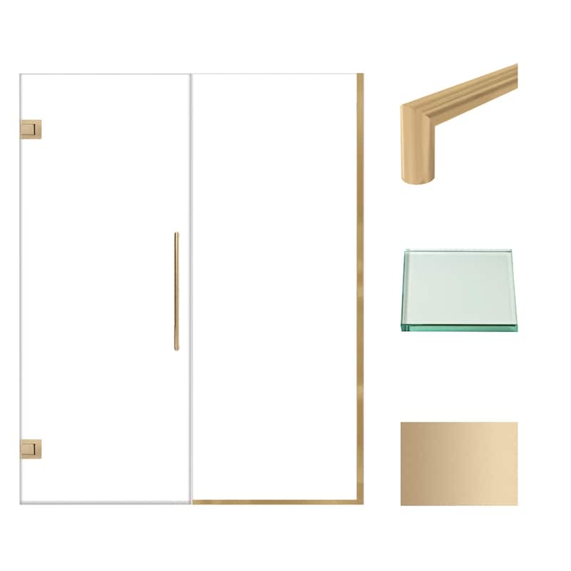 Transolid EHTB58287610C-T Elizabeth 76" High x 58" Wide Hinged Semi