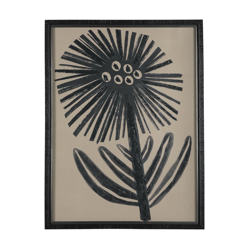 Simple Floral - Bloom Framed Art Print