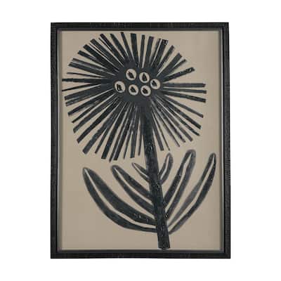 Simple Floral - Bloom Framed Art Print