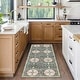 preview thumbnail 148 of 173, Gertmenian Crystal Print Soft Flat Pile Polyester Slip Resistant Washable Indoor Printed Area Rug Collection