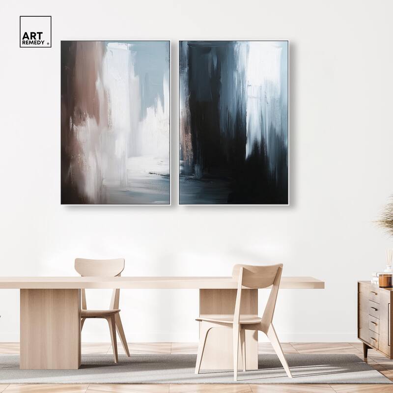 Chiaroscuro Canvas Set of 2 by Art Remedy