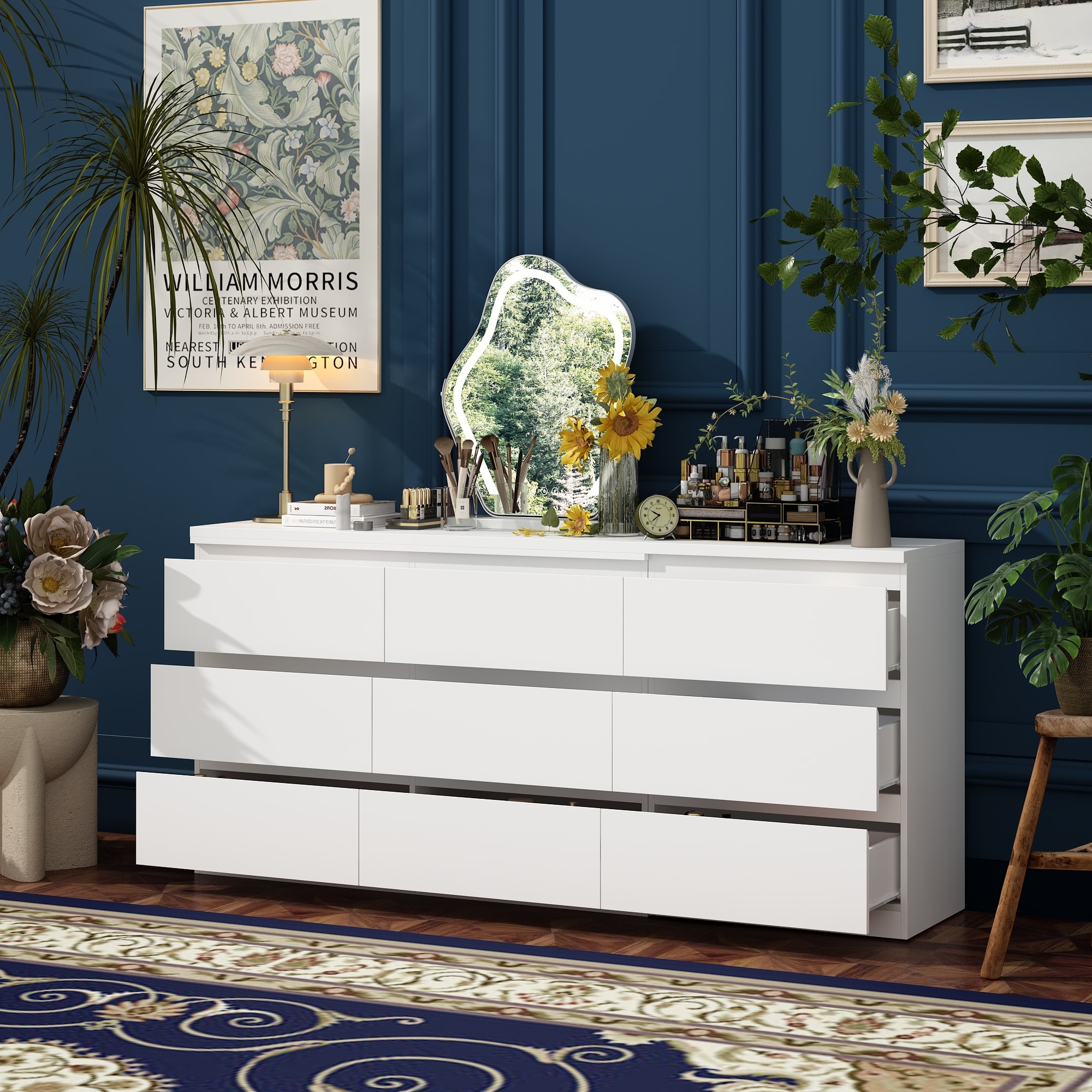 White online dresser desk