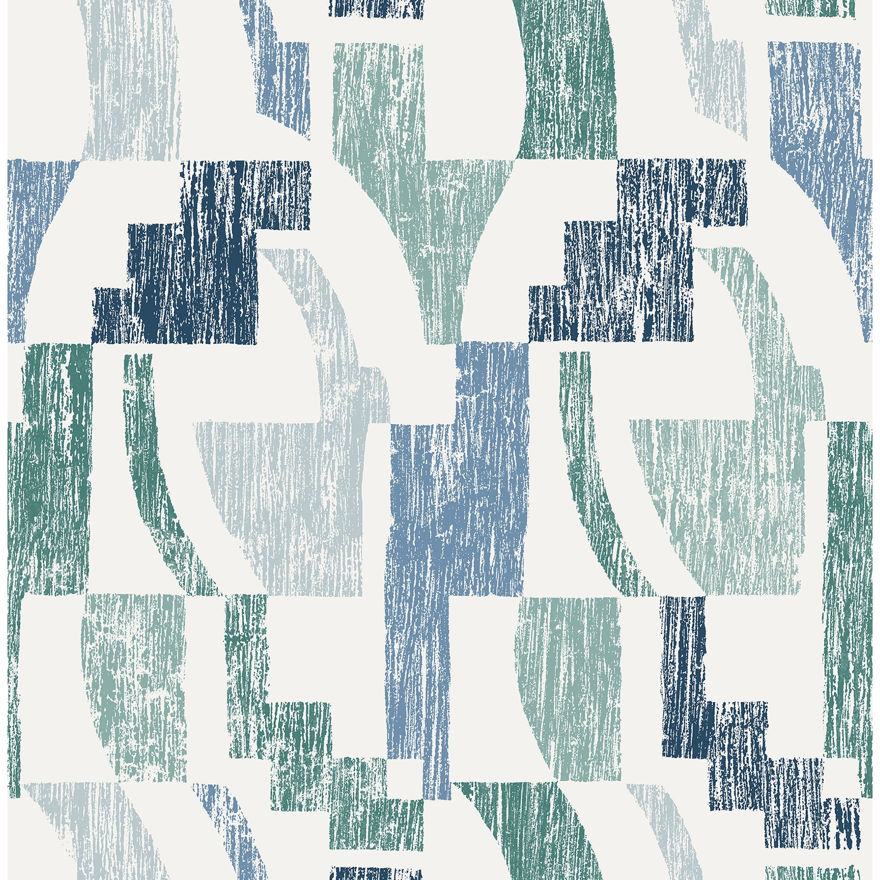 NuWallpaper Cool Multi Lenny Geometric Peel & Stick Wallpaper