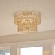 preview thumbnail 5 of 7, Minka Lavery 5043 Bungalow Heaven 5 Light 20" Wide Flush Mount with