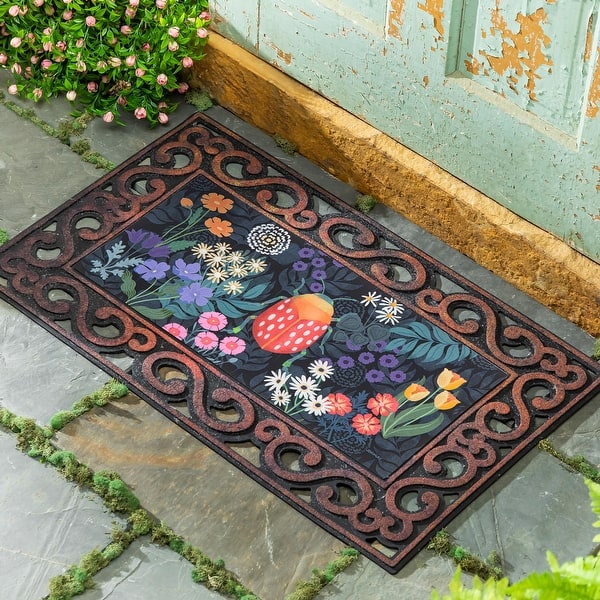 slide 2 of 2, 22 in. x 10 in. Garden Park Beetle Sassafras Switch Mat