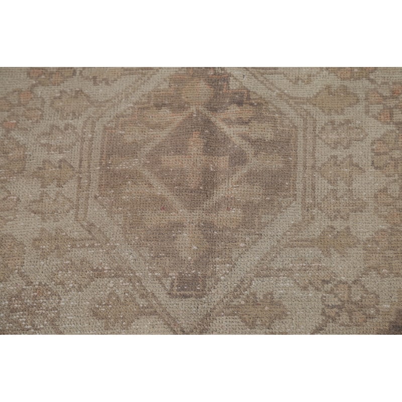 Pink Viss Persian Vintage Area Rug Handmade Wool Carpet - 4'8" x 7'4"