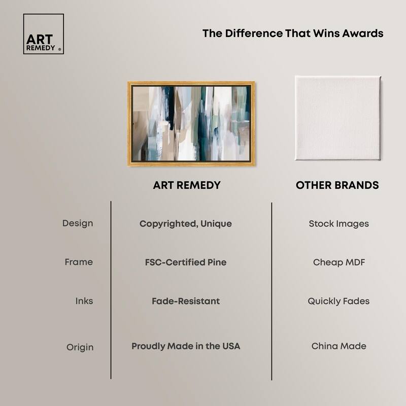 Color Columns Canvas by Art Remedy