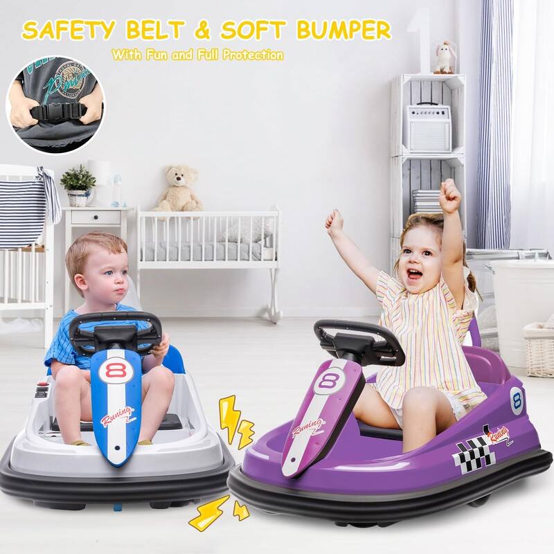 Baby Bumper Car, 6V Electric Ride On Car with 360 Spin