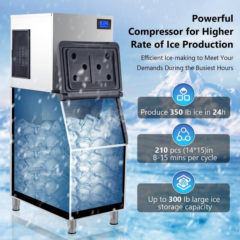 Touchscreen Ice Maker Machine