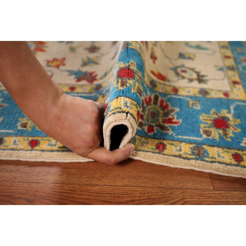 Transitional Oushak Oriental Accent Rug Handmade Wool Carpet - 3'5" x 5'0"