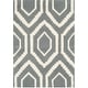 preview thumbnail 43 of 151, SAFAVIEH Handmade Chatham Alwine Moroccan Modern Wool Rug 2' x 3' - Dark Grey/Ivory