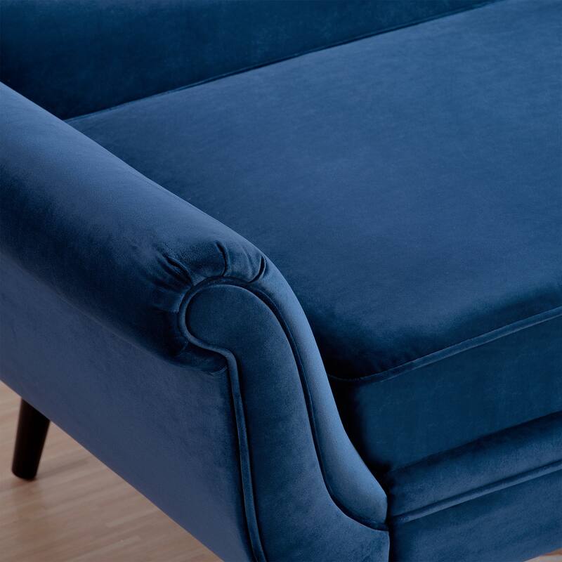 Vintage Chaise Lounge with Scroll Arms by Christopher Knight Home